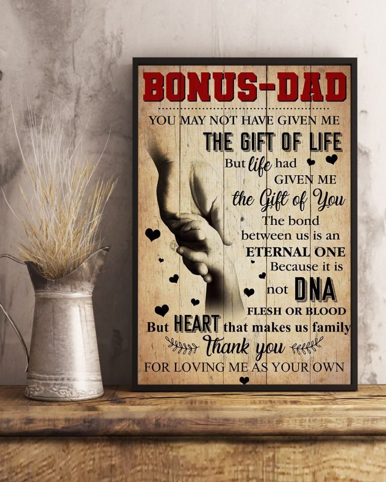 Bonus Dad Canvas