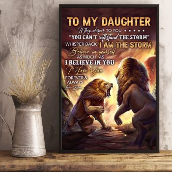 Daughter Wall Art Canvas