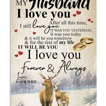 Deer Husband Canvas