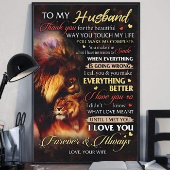 Husband Wall Art Canvas