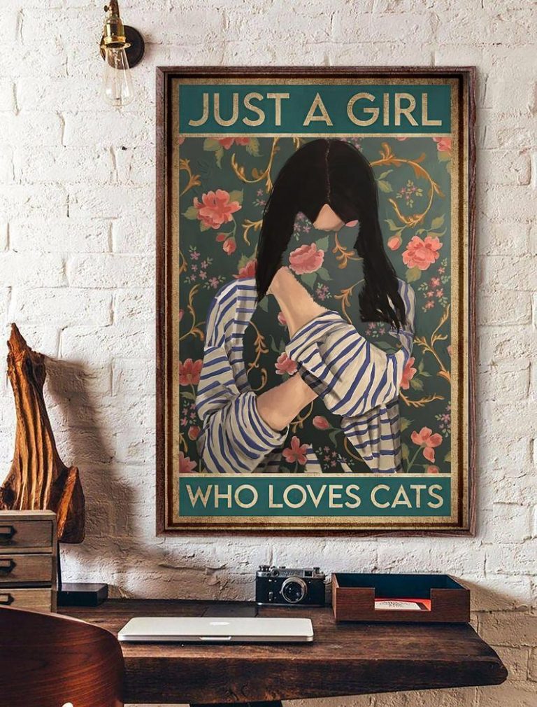 Just A Girl Who Loves Cats Canvas