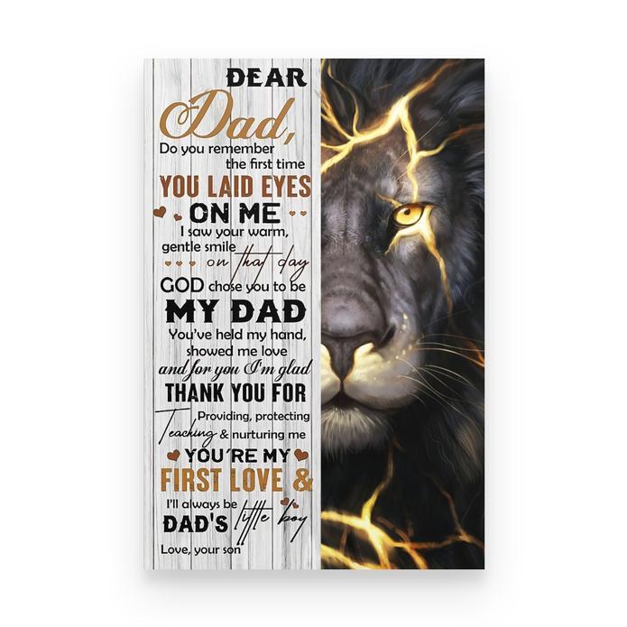 Lion Dad Canvas