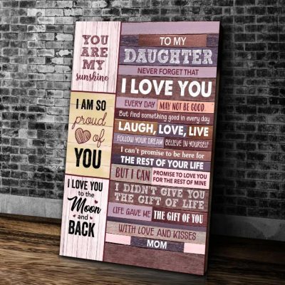 Personalized Daughter Canvas