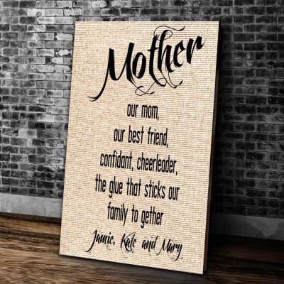 Personalized Mom Canvas