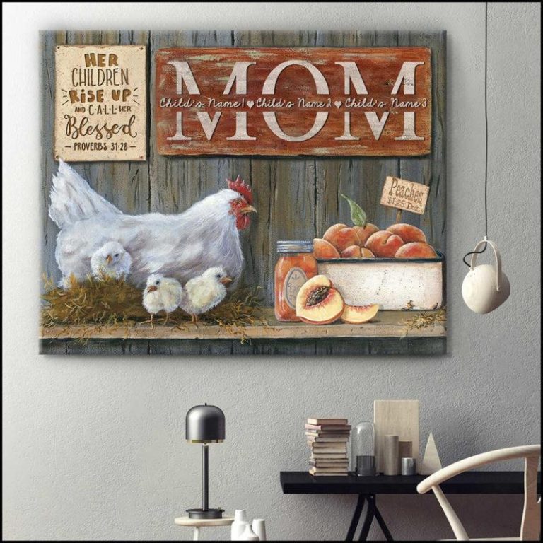 Personalized Mom Canvas For Mom