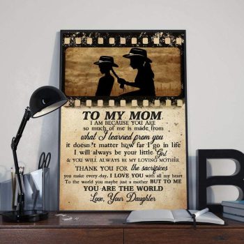 To My Mom Film Strip Canvas Art