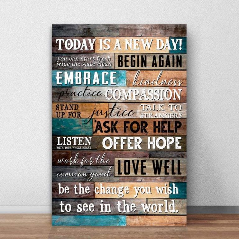 Today Is A New Day Canvas Art