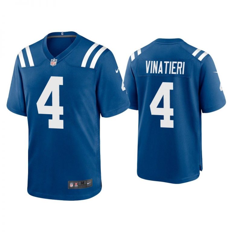 2020 Adam Vinatieri Indianapolis Colts Royal Game Jersey