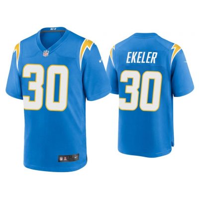 2020 Austin Ekeler Los Angeles Chargers Powder Blue Game Jersey
