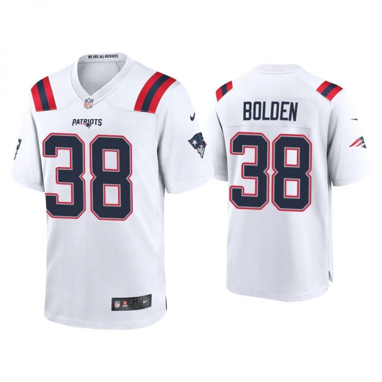 2020 Brandon Bolden New England Patriots White Game Jersey