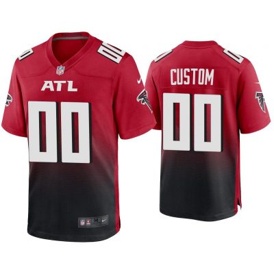 2020 Custom Atlanta Falcons Red Game Jersey