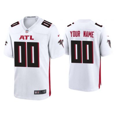 2020 Custom Atlanta Falcons White Game Jersey
