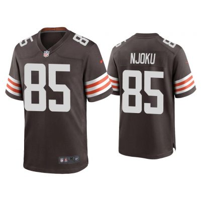 2020 David Njoku Cleveland Browns Brown Game Jersey