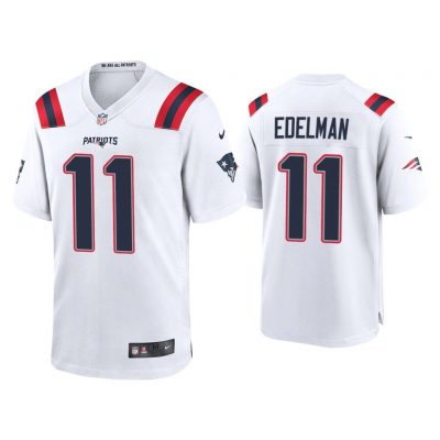 2020 Julian Edelman New England Patriots White Game Jersey