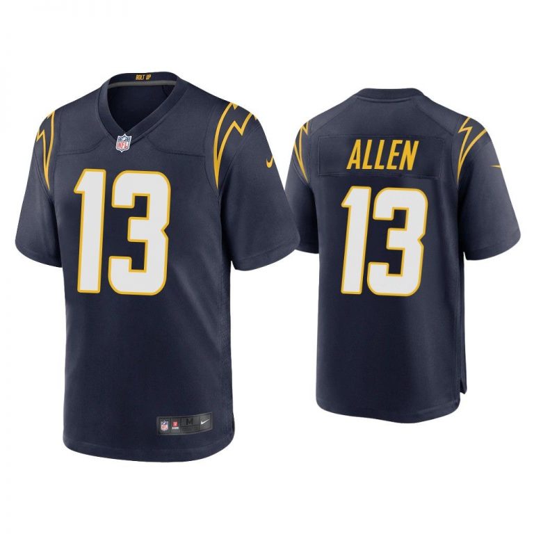 2020 Keenan Allen Los Angeles Chargers Navy Game Jersey