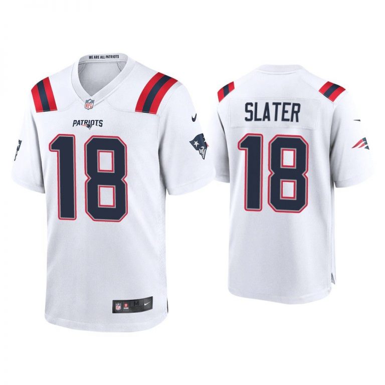 2020 Matthew Slater New England Patriots White Game Jersey