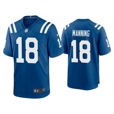 2020 Peyton Manning Indianapolis Colts Royal Game Jersey