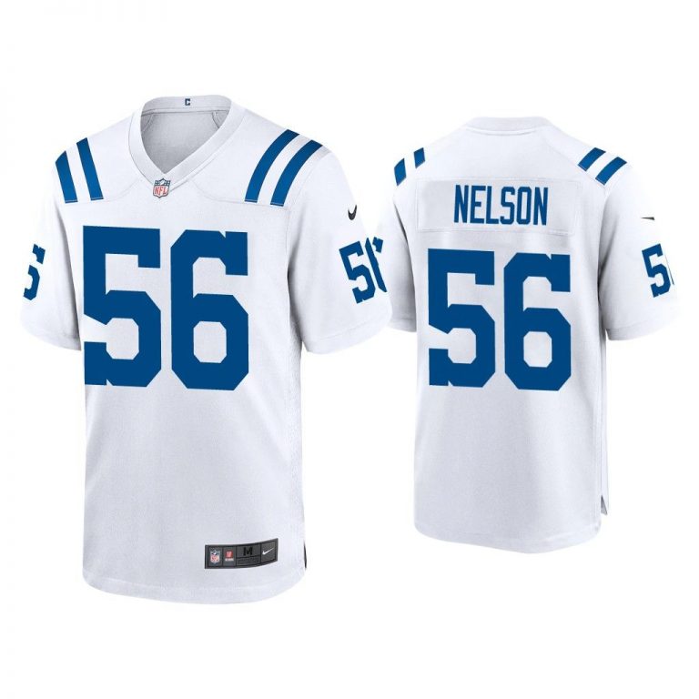 2020 Quenton Nelson Indianapolis Colts White Game Jersey