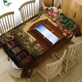 3D Tablecloth Rectangular Exquisite Assorted Prints Home Textile Table Decor Home Decor