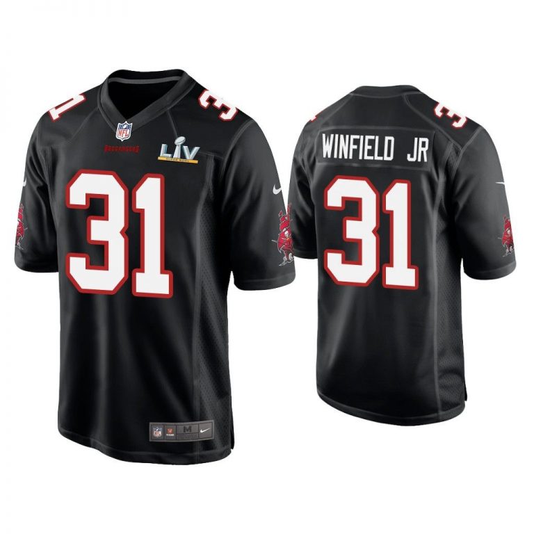 Antoine Winfield Jr. Tampa Bay Buccaneers Super Bowl LV Black Game Fashion Jersey