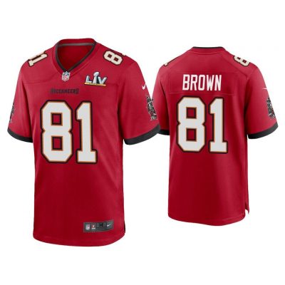 Antonio Brown Tampa Bay Buccaneers Super Bowl LV Red Game Jersey