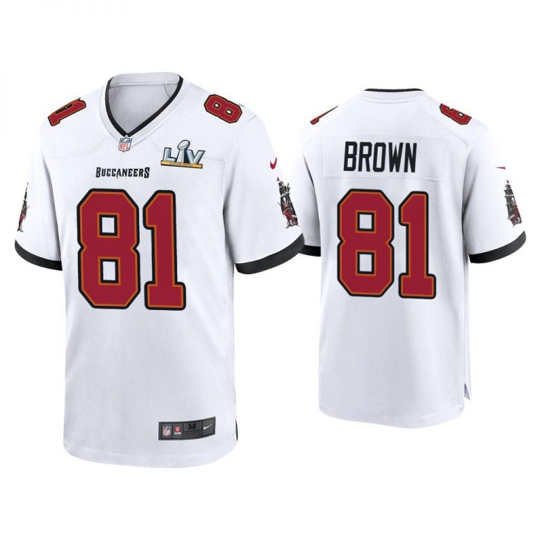 Antonio Brown Tampa Bay Buccaneers Super Bowl LV White Game Jersey