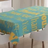 Appreciation Artwork Text 3D Printed Tablecloth Table Decor Home Decor