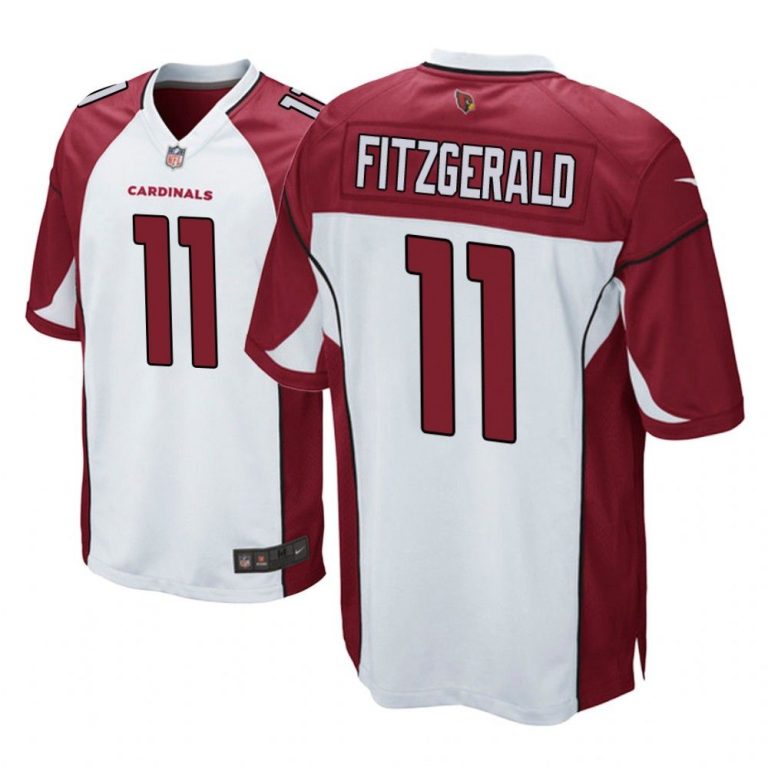 Arizona Cardinals #11 White Men Larry Fitzgerald Game Jersey