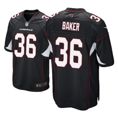 Arizona Cardinals #36 Black Men Budda Baker Game Jersey