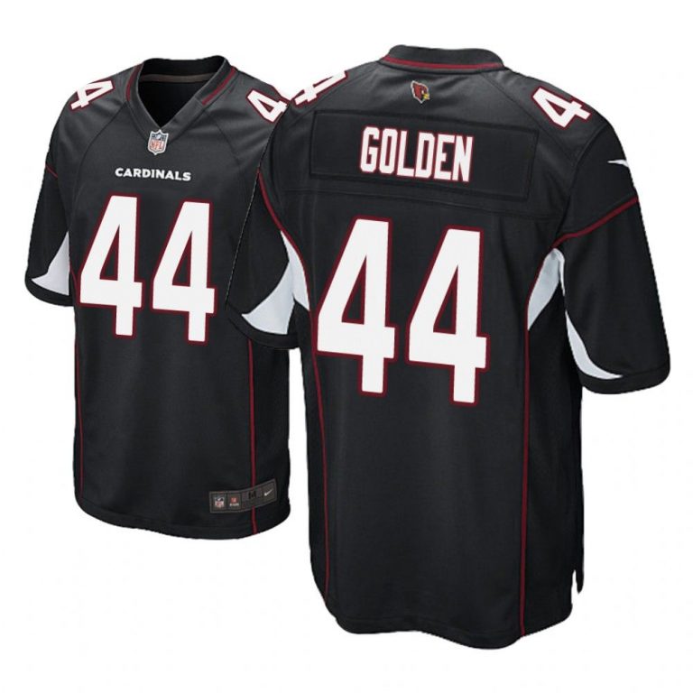 Arizona Cardinals #44 Black Men Markus Golden Game Jersey