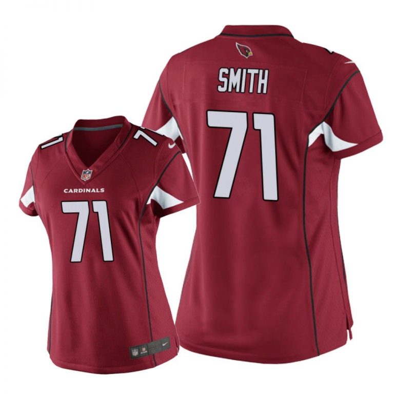 Arizona Cardinals #71 Cardinal Andre Smith Game Jersey - Women