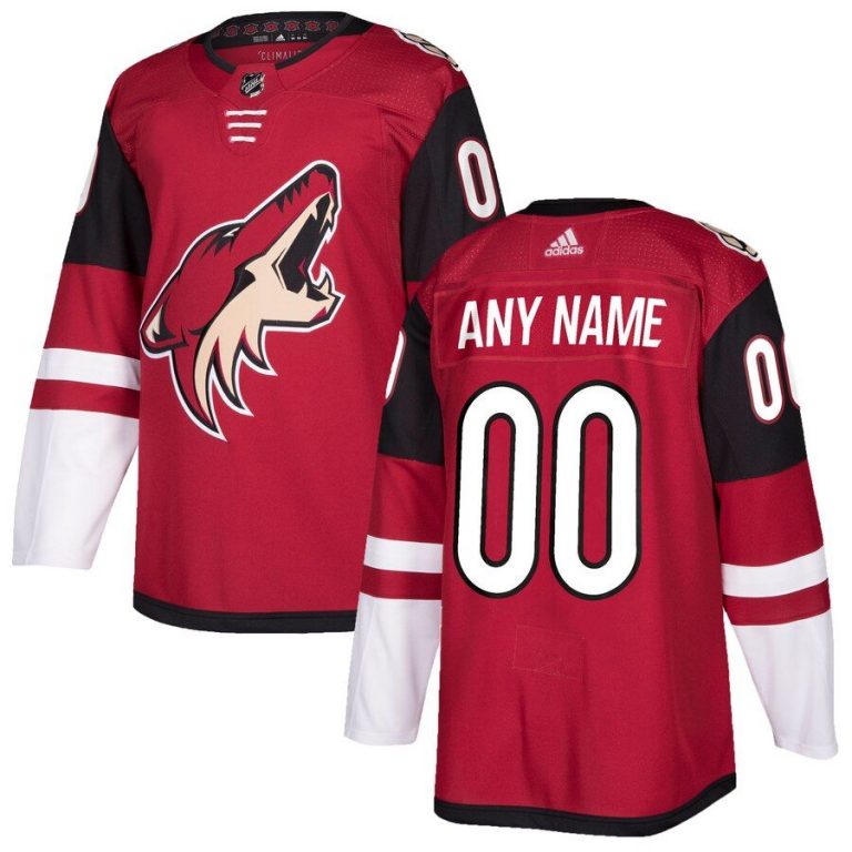 Arizona Coyotes Custom Jersey Maroon