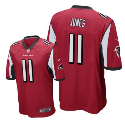 Atlanta Falcons #11 Red Men Julio Jones Game Jersey