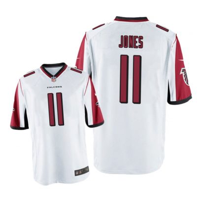 Atlanta Falcons #11 White Men Julio Jones Game Jersey