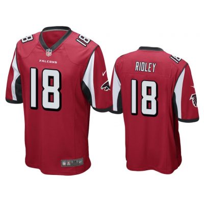 Atlanta Falcons #18 Red Men Calvin Ridley Game Jersey