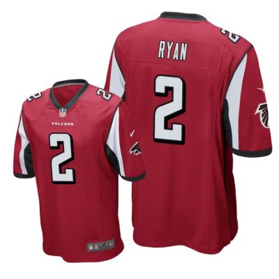 Atlanta Falcons #2 Red Men Matt Ryan Game Jersey