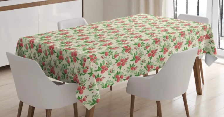 Blooming Buds Spring 3D Printed Tablecloth Table Decor Home Decor
