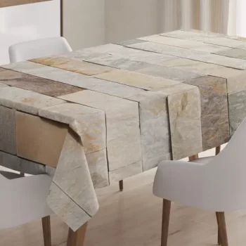 Brick Wall City 3D Printed Tablecloth Table Decor Home Decor