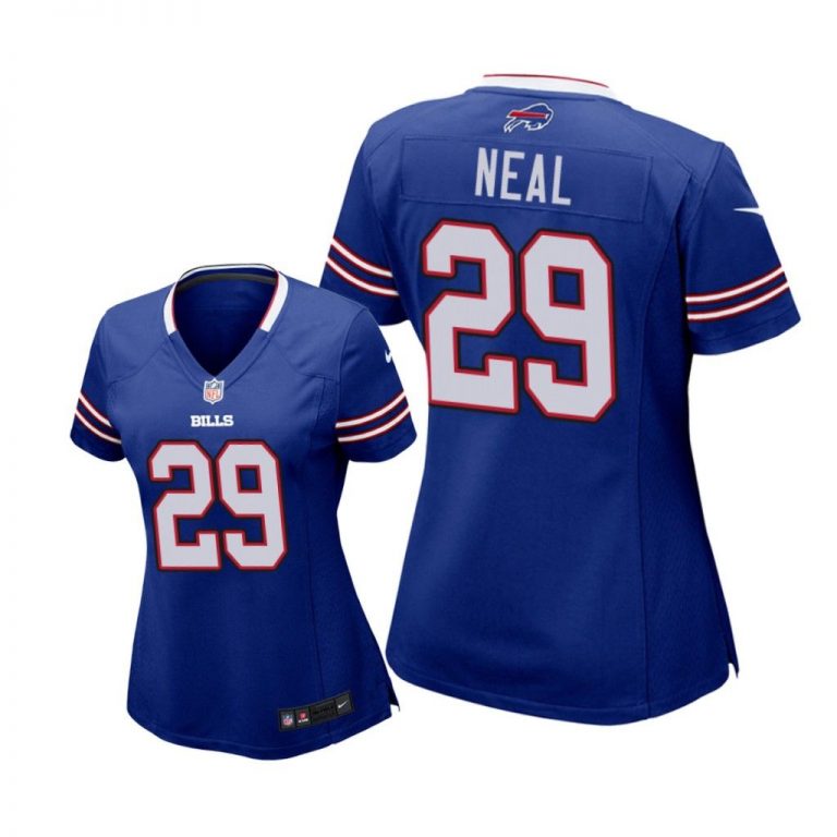 Buffalo Bills #29 Royal Siran Neal Game Jersey - Women