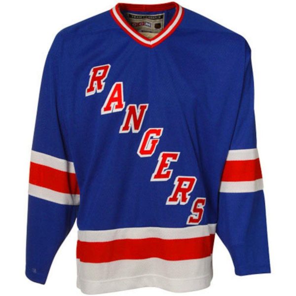 CCM New York Rangers Team Classic Premier Hockey Jersey- Blue