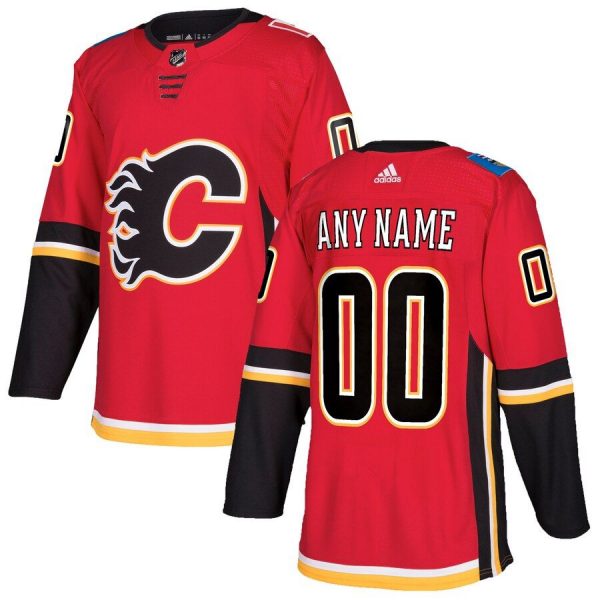 Calgary Flames Custom Jersey Red