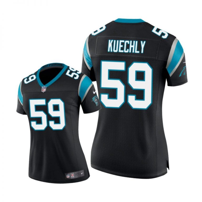 Carolina Panthers #59 Black Luke Kuechly Game Jersey - Women