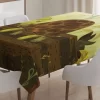 Cartoon Woodland Design 3D Printed Tablecloth Table Decor Home Decor