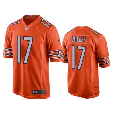 Chicago Bears #17 Orange Men Anthony Miller Alternate Game Jersey
