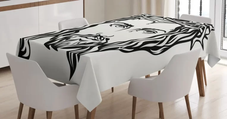 Crown Of Thorns 3D Printed Tablecloth Table Decor Home Decor