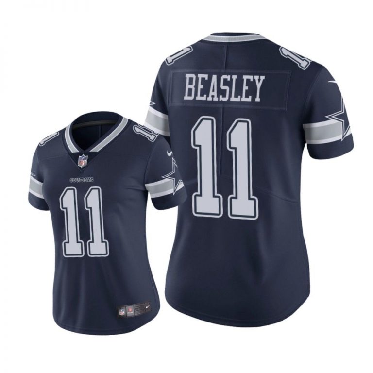 Dallas Cowboys #11 Navy Cole Beasley Game Jersey - Women