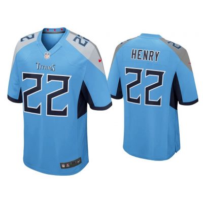 Derrick Henry Tennessee Titans Light Blue Game Jersey