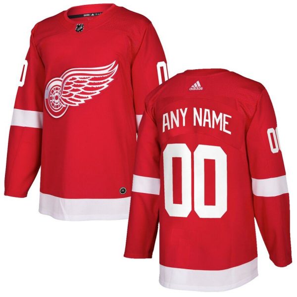 Detroit Red Wings Custom Jersey Red