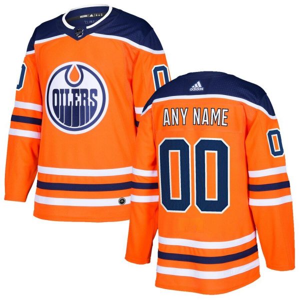 Edmonton Oilers Custom Jersey Orange