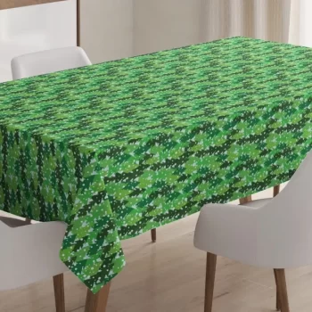 Fir Woodland Snow 3D Printed Tablecloth Table Decor Home Decor